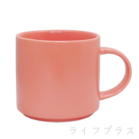 一品川流 炫彩馬克杯-450ml-粉紅色-1入