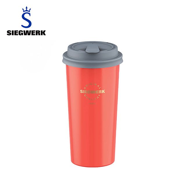 SIEGWERK 德國琺瑯隨行杯_珊瑚紅