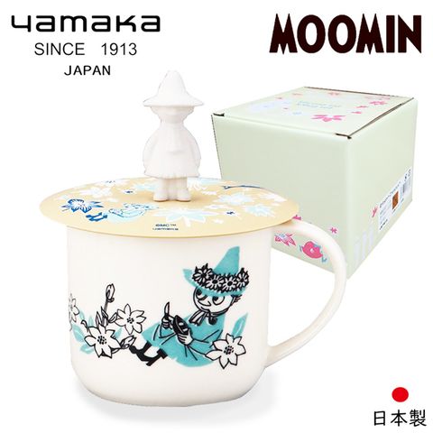 Moomin 嚕嚕米 【日本山加yamaka】彩繪陶瓷馬克杯禮盒-阿金(MM3003-11P)