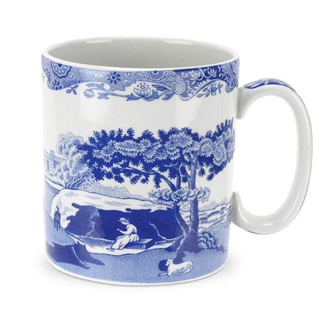 ORIENT 東方 英國Spode-Blue Italian 典藏義大利藍系列-250ml 小馬克杯(8.75oz) 咖啡杯 茶杯