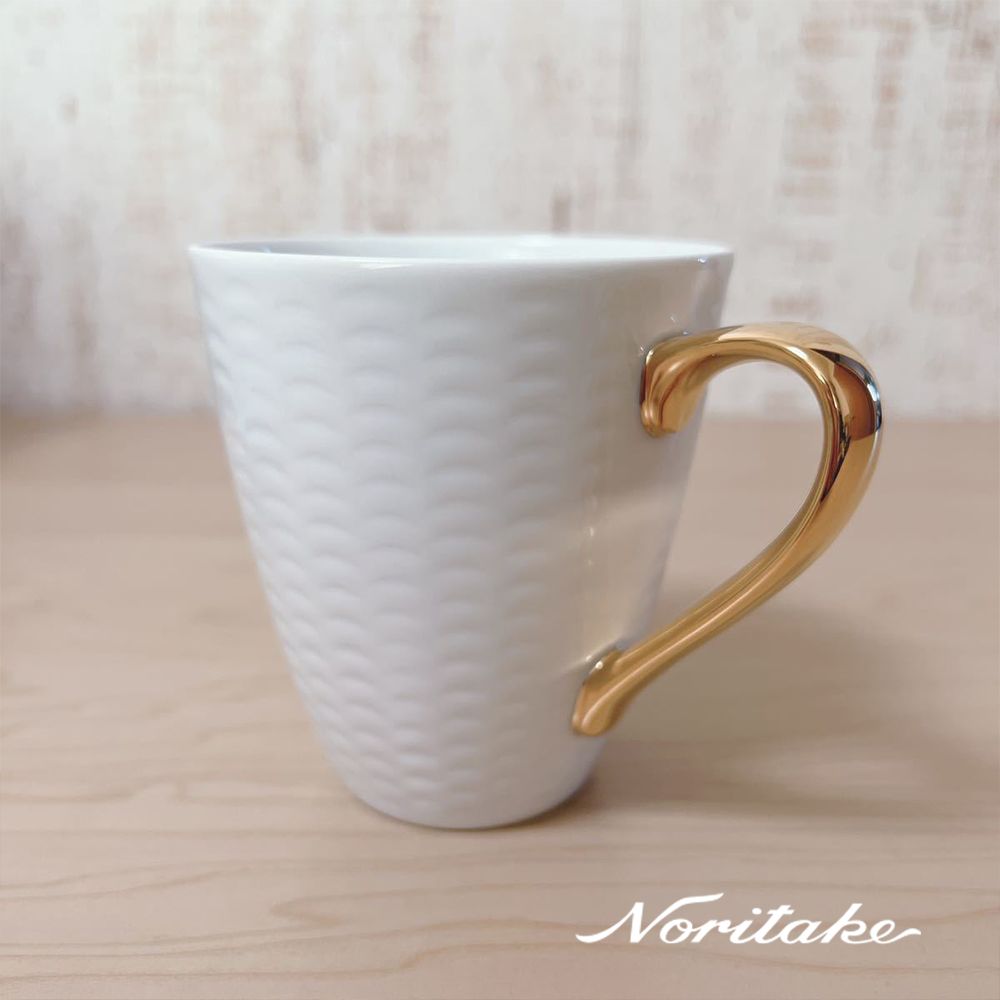 Noritake 極簡系列-馬克杯(金)