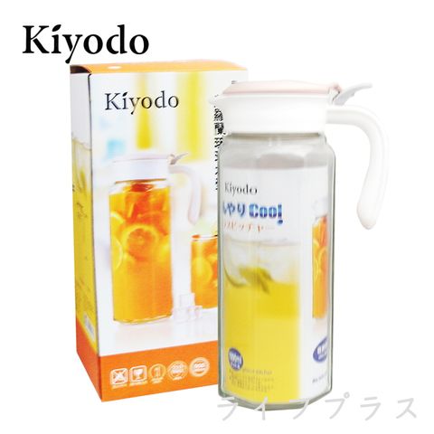 KIYODO紫羅蘭玻璃水壺-1000ml-粉紅