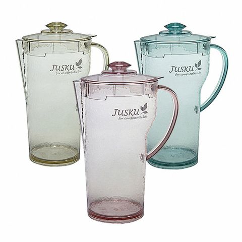 法蘭塑膠冷水壺/桌上壺/冷熱飲壺-2.5L(三色可選)