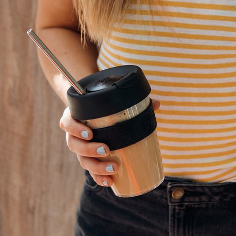 KeepCup 澳洲  Tritan 輕漾隨行杯 M - 黑色幽默