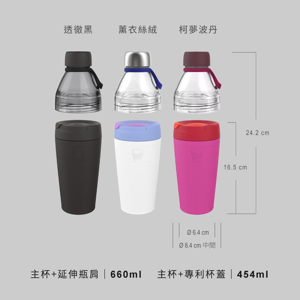 KeepCup 澳洲  Mix 樂轉保溫二用瓶 660ml / 共3色