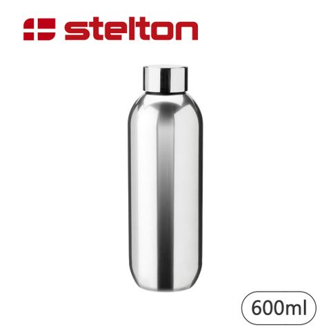 【Stelton】Keep Cool保溫隨身瓶-銀色-600ml