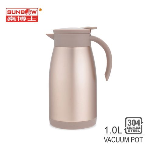 秦博士 304玫瑰金養生保溫保冷壺1000ml SKD100