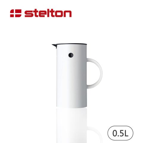 【Stelton】啄木鳥真空保溫壺-白-0.5L