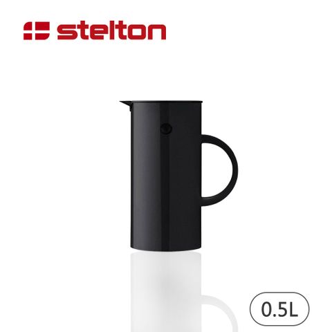 【Stelton】啄木鳥真空保溫壺-黑-0.5L