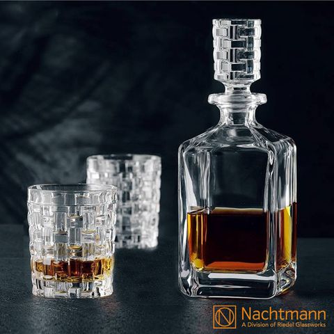 【Nachtmann】巴莎諾瓦威士忌壺+威士忌杯-精典款