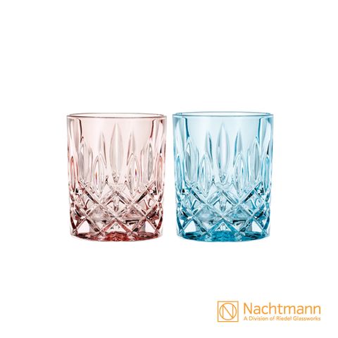 【Nachtmann】貴族復古系列-威士忌杯2入組-水藍色/玫瑰
