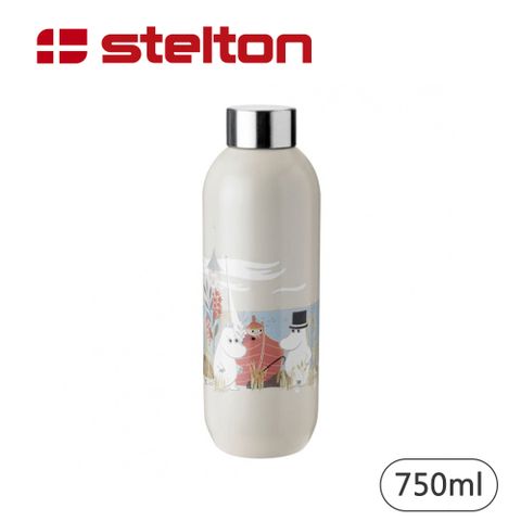 【Stelton】嚕嚕米 Moomin x Keep Cool隨身瓶-沙色-750ml