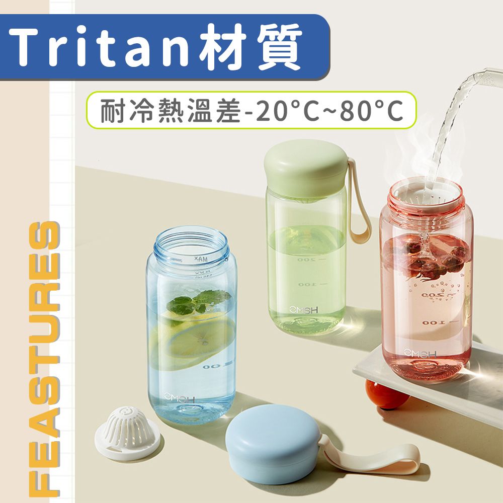 Tritan材質耐冷熱溫差-20~80FEASTURESXAM