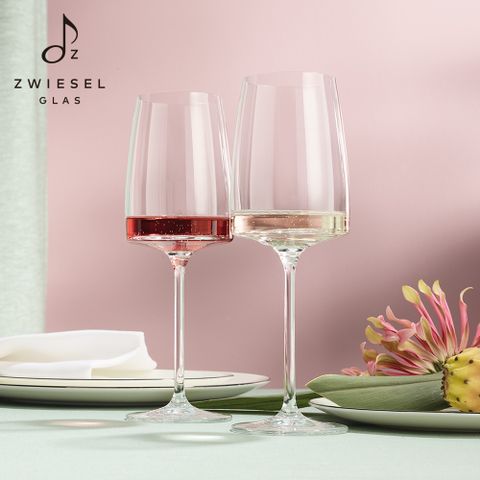 德國蔡司酒杯Zwiesel Glas Sensa紅白酒杯類手工535ml 2入禮盒組