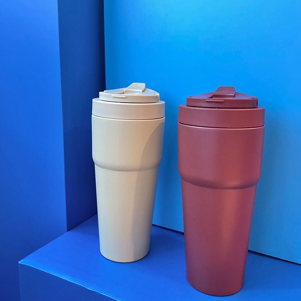 WOKY 沃廚 渾圓杯 雙層防漏 可拆式配件 770ml-2入組