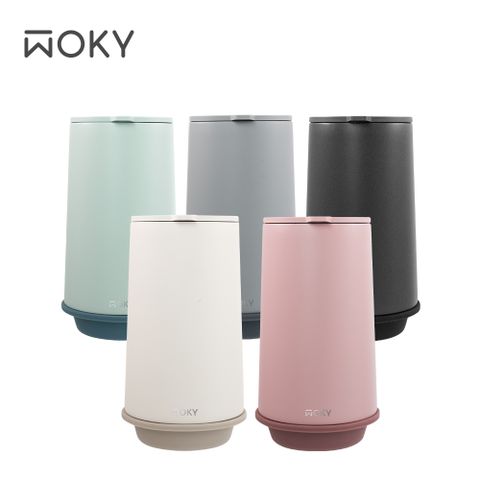 WOKY 沃廚 360輕芯鈦瓷易潔層單蓋保溫杯500ml(帽子杯-附密封蓋)