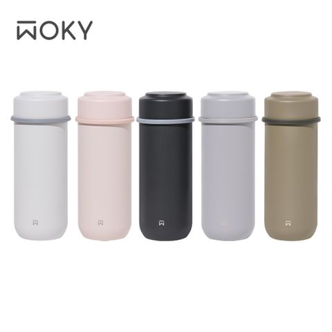 WOKY 沃廚 輕量隨行陶瓷保溫瓶260ml(含濾網)