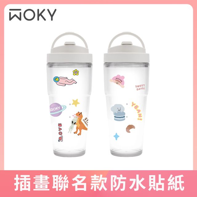 WOKY 沃廚  聯名防水貼紙