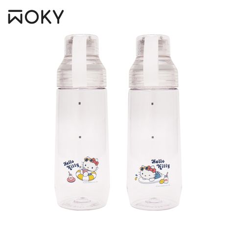 WOKY 沃廚 三麗鷗聯名 ECOZEN 透明瓶600ml