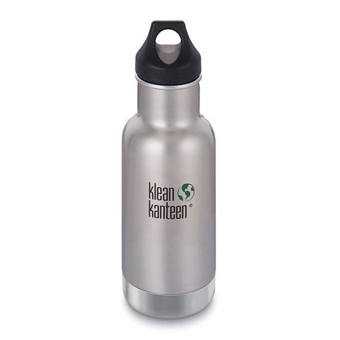 美國Klean Kanteen窄口經典保溫瓶355ml-原鋼色