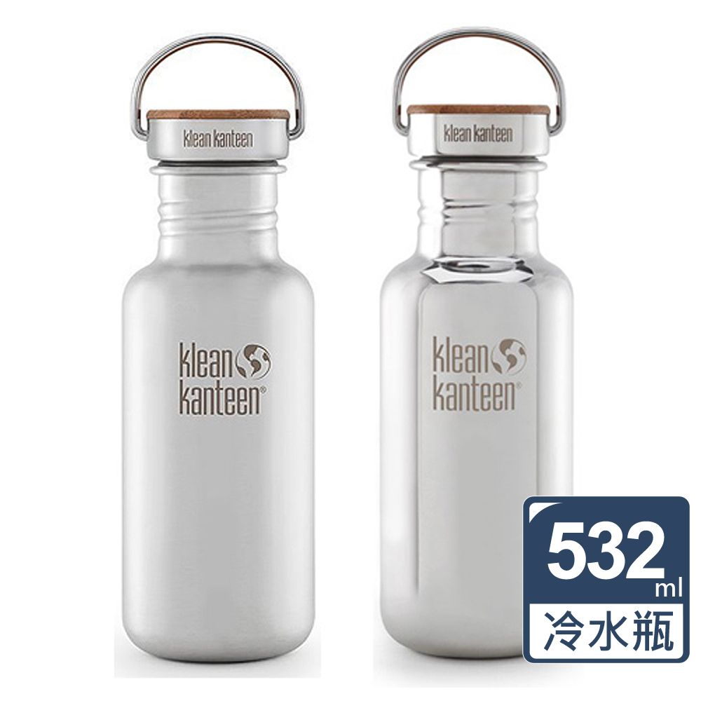 Klean Kanteen 美國竹蓋不鏽鋼冷水瓶532ml