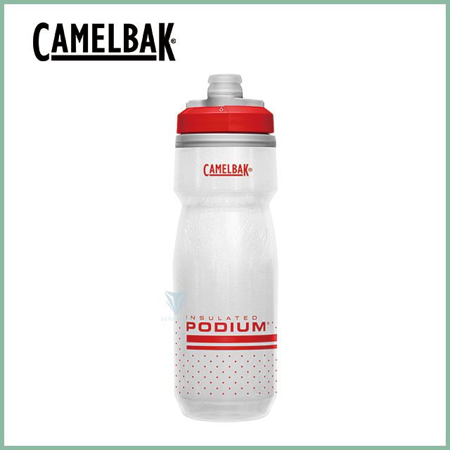 CamelBak 【美國】CB1874605062 620ml Podium保冷噴射水瓶 紅