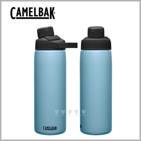 CamelBak 【美國】600ml CHUTE MAG 戶外運動保冰/溫水瓶 灰藍