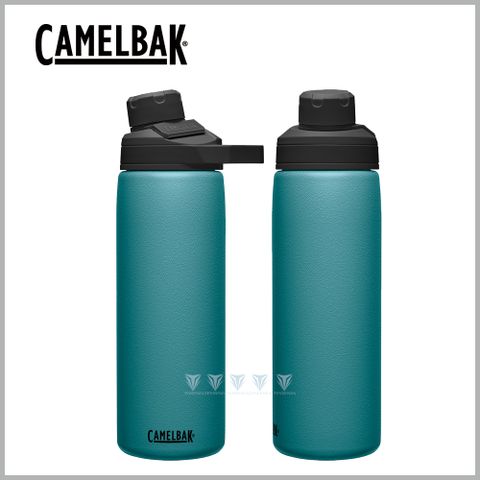 CamelBak 【美國】600ml CHUTE MAG 戶外運動保冰/溫水瓶 潟湖藍