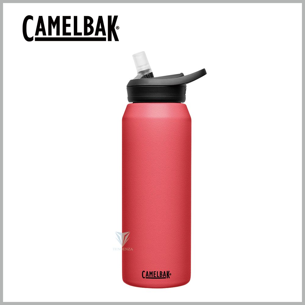 CamelBak 【美國】1000ml eddy+多水吸管保冰/溫水瓶 野莓橘