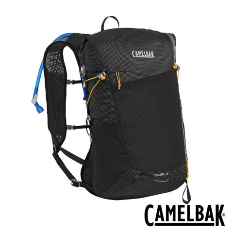 【CamelBak】Octane 16 Cordura多功能運動背包(附2L拉鍊式快拆水袋)黑