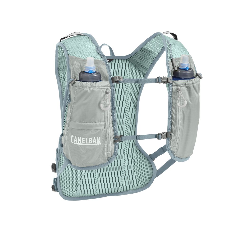 CamelBak Zephyr Pro12 極限越野水袋背心(附0.5L軟水瓶2個) 灰綠