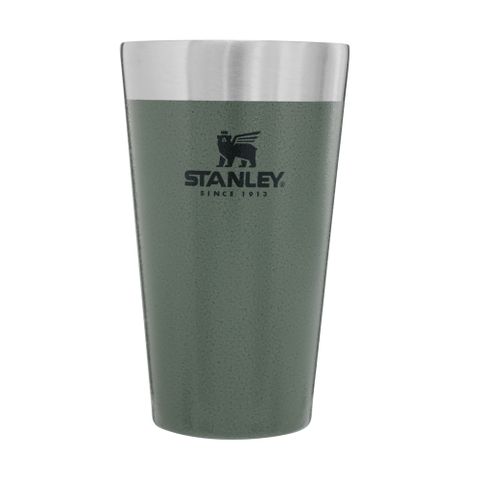 美國stanley ​​​冒險系列 雙層真空不銹鋼 品脫杯 0.47L / 錘紋綠