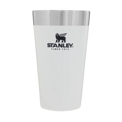 美國STANLEY ​​​冒險系列 雙層真空不銹鋼 品脫杯 0.47L / 簡約白