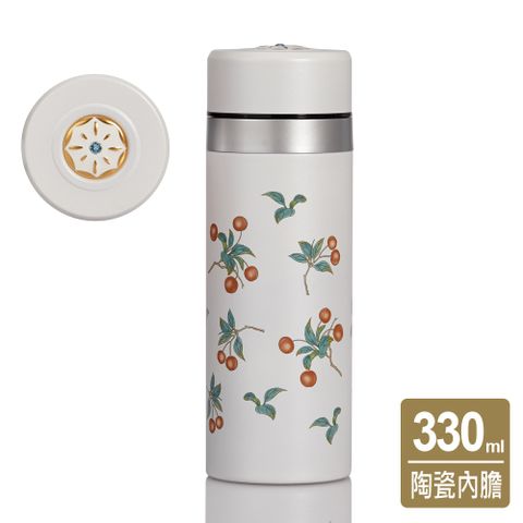 ACERA 乾唐軒 喜果活瓷保溫杯 / 鎏金+水晶 / 2色 330ml