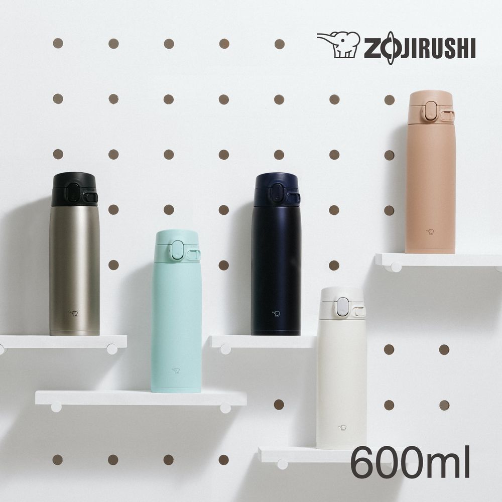 ZOJIRUSHI 象印 不銹鋼一體式杯蓋真空保溫保冷杯-600ml(SM-VA60)