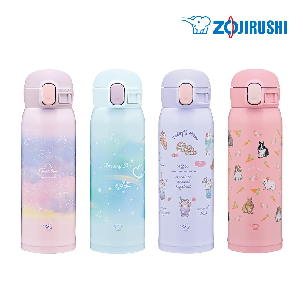 ZOJIRUSHI 象印 不鏽鋼彈蓋式真空保溫杯-480ml(SM-WH48)小學女生