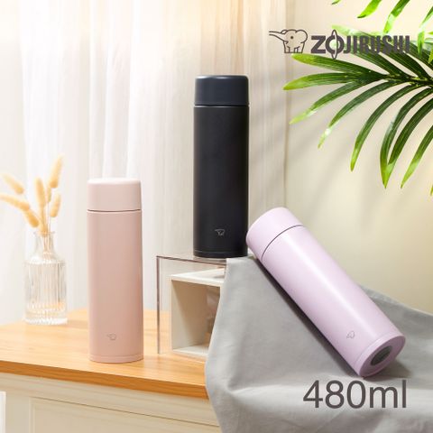 ZOJIRUSHI 象印 不銹鋼一體式中栓保溫保冷杯-480ml(SM-ZB48E)