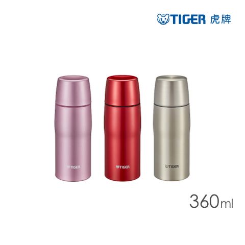 TIGER虎牌 日本製杯蓋式不鏽鋼保溫保冷杯360ml(MJD-A036)