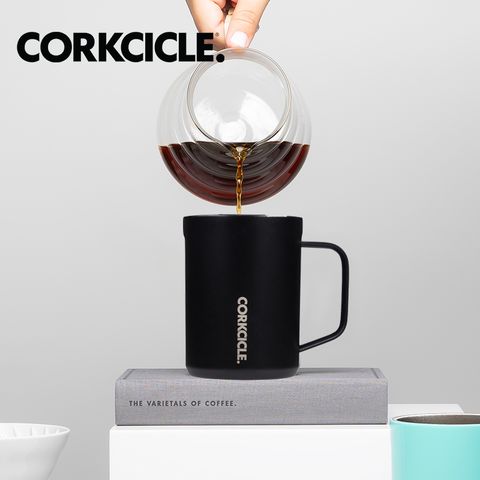 酷仕客CORKCICLE【經典系列】三層真空咖啡杯475ml-消光黑