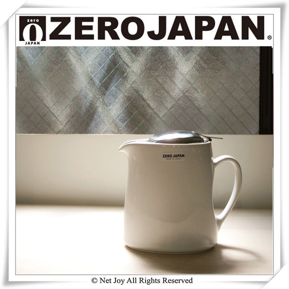 ZERO JAPAN  時尚冷熱陶瓷壺(白)600cc