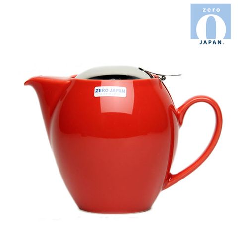 ZERO JAPAN 品味生活陶瓷不鏽鋼蓋壺(蕃茄紅)580cc