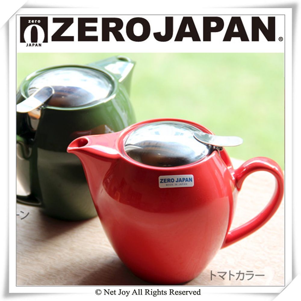 ZERO JAPAN 品味生活陶瓷不鏽鋼蓋壺(蕃茄紅)580cc