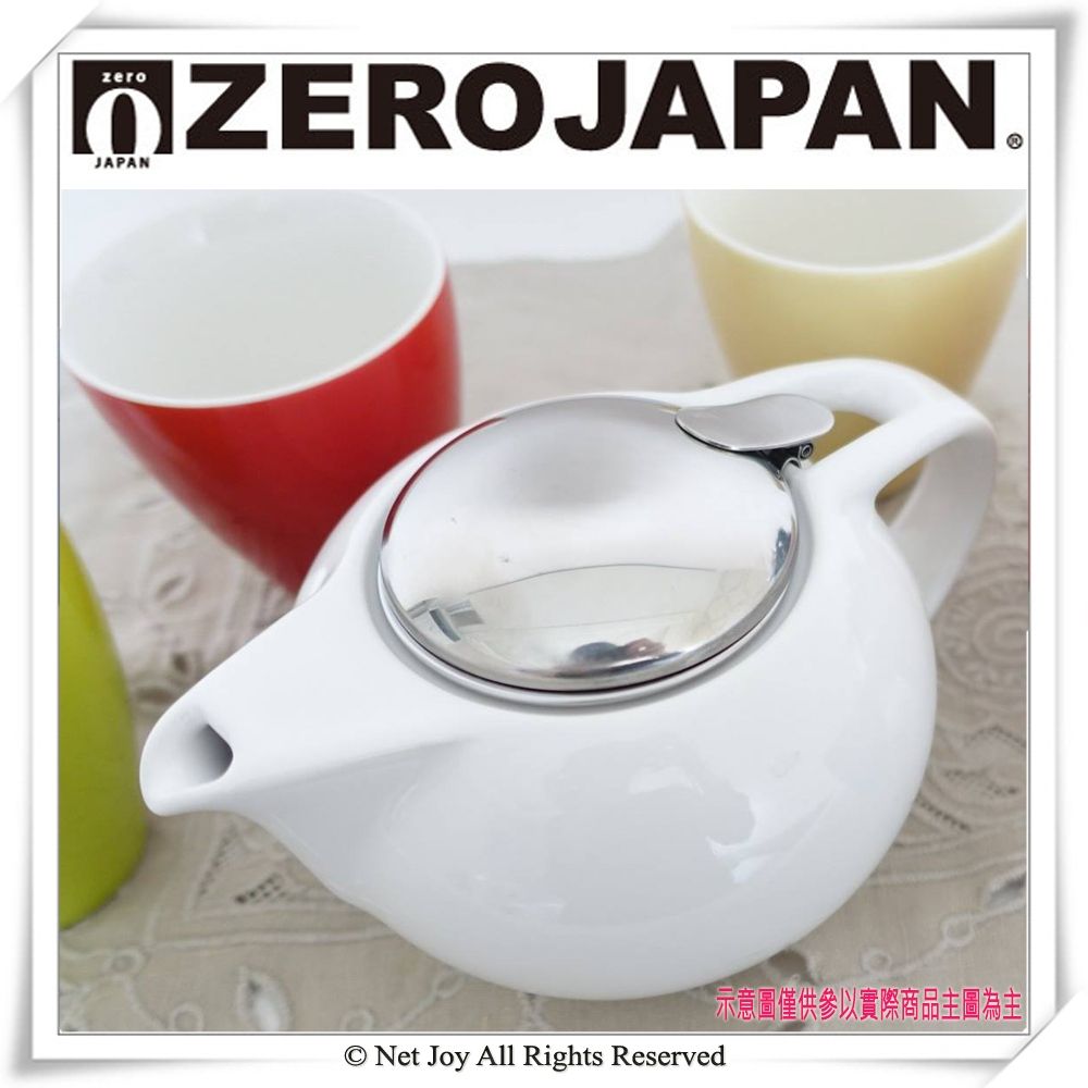 ZERO JAPAN 嘟嘟陶瓷壺(白)520cc