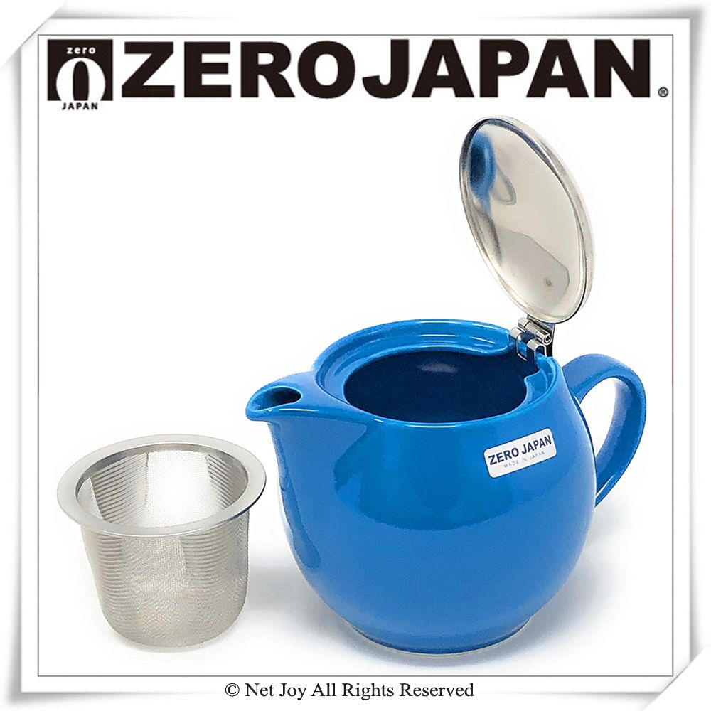 ZERO JAPAN 典藏陶瓷不鏽鋼蓋壺(土耳其藍)450cc