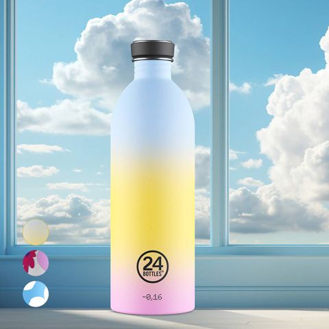 義大利 24Bottles 輕量冷水瓶 1000ml / 意象系列