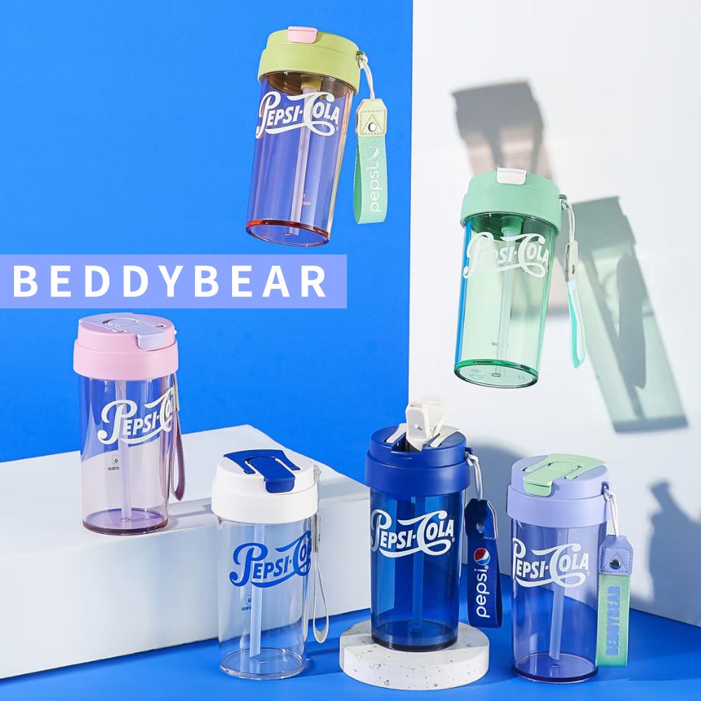 BEDDY BEAR BEDDYBEAR 輕心系列咖啡杯 百事隨行杯 TRITAN吸管杯 500ml