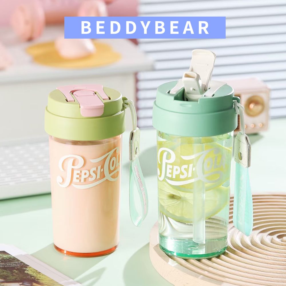 BEDDY BEAR BEDDYBEAR 輕心系列咖啡杯 百事隨行杯 TRITAN吸管杯 500ml