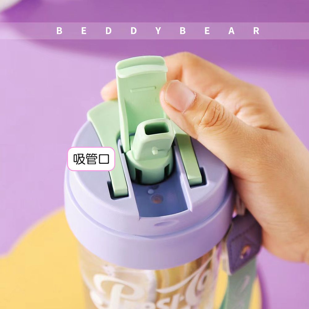 BEDDY BEAR BEDDYBEAR 輕心系列咖啡杯 百事隨行杯 TRITAN吸管杯 500ml