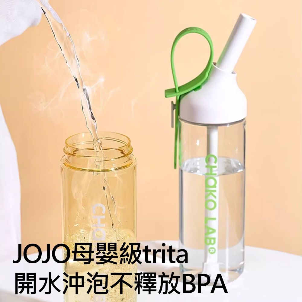  CHAKO LAB 888ml環保隨行JOJO啾啾tritan吸管杯