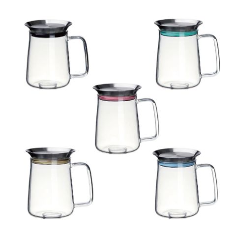 【無藏嚴選】茶覺360玻璃茶壺 (5色可選 450ml)